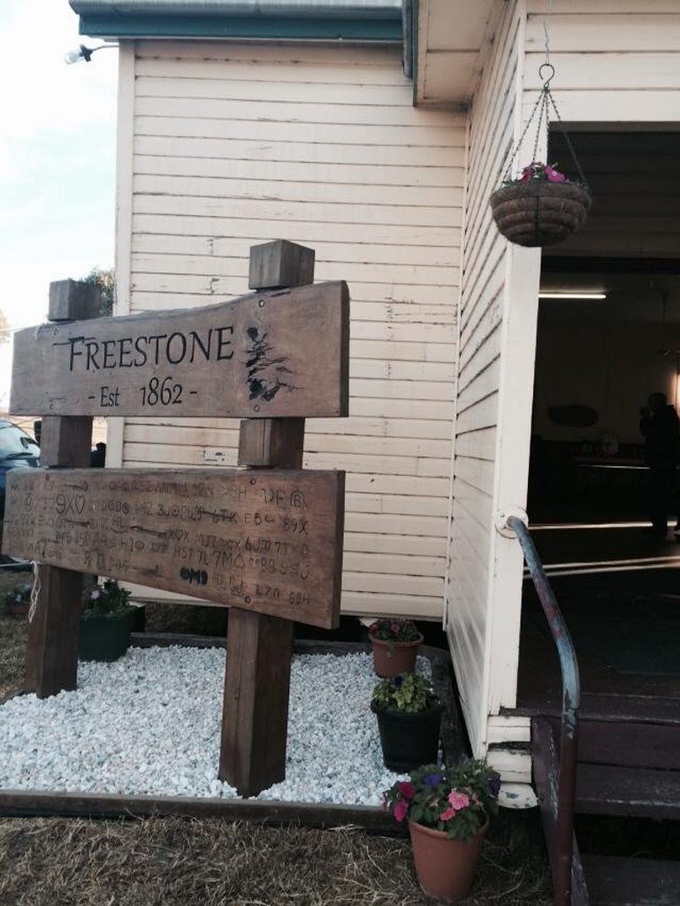 Freestone hall branding board. Photo Contributed